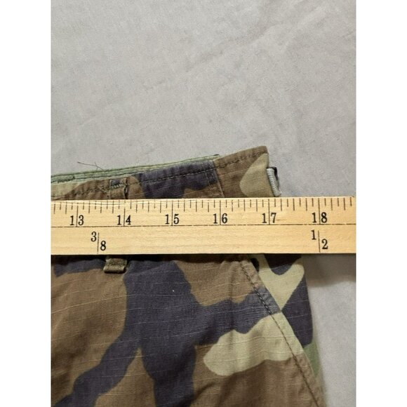 US Military BDU Pants Mens Medium Woodland Camo Ripstop Cargo Military 90s 35x29 - Picture 4 of 9